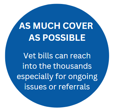 insurance offers as much cover as possible