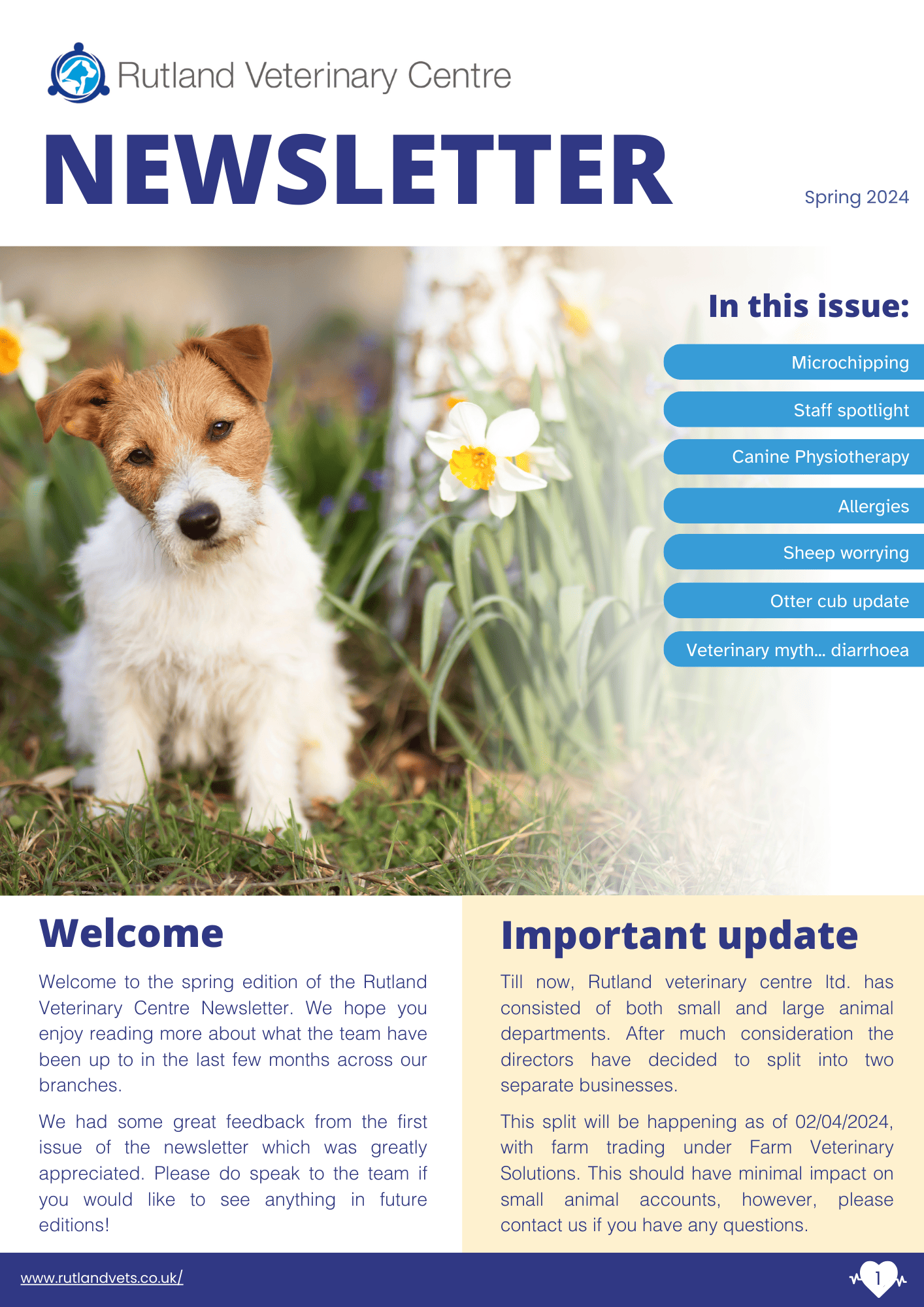 Spring newsletter
